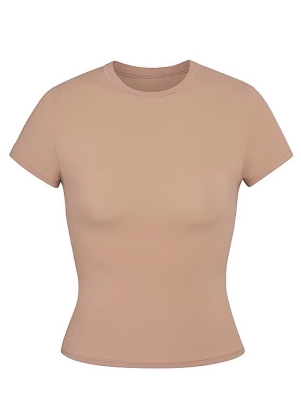 SKIMS Fits Everybody Short Sleeve T-Shirt Tan Brown Size 3X